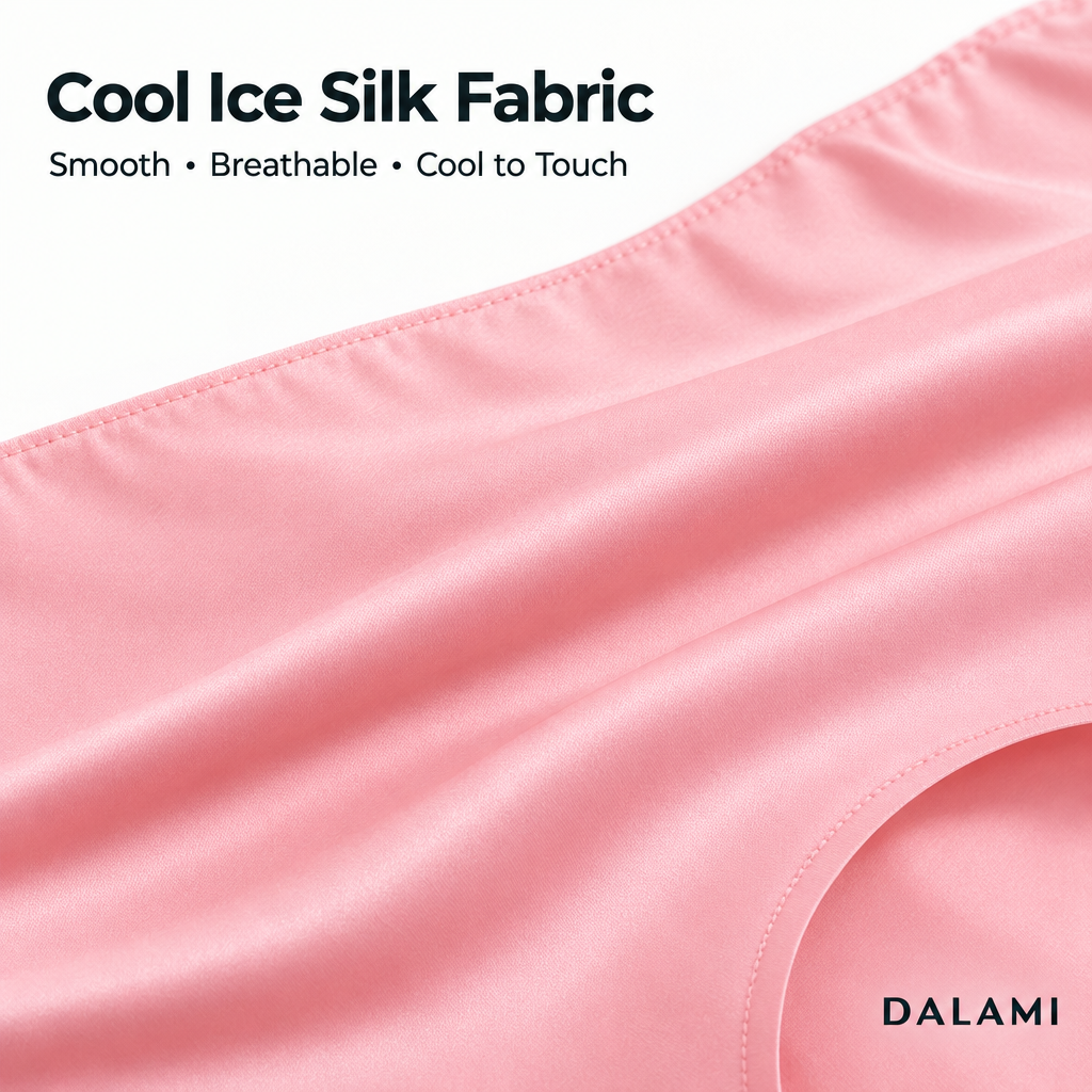 Cool ice silk fabric