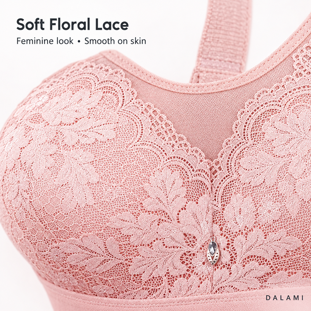 ELORA soft floral lace detail