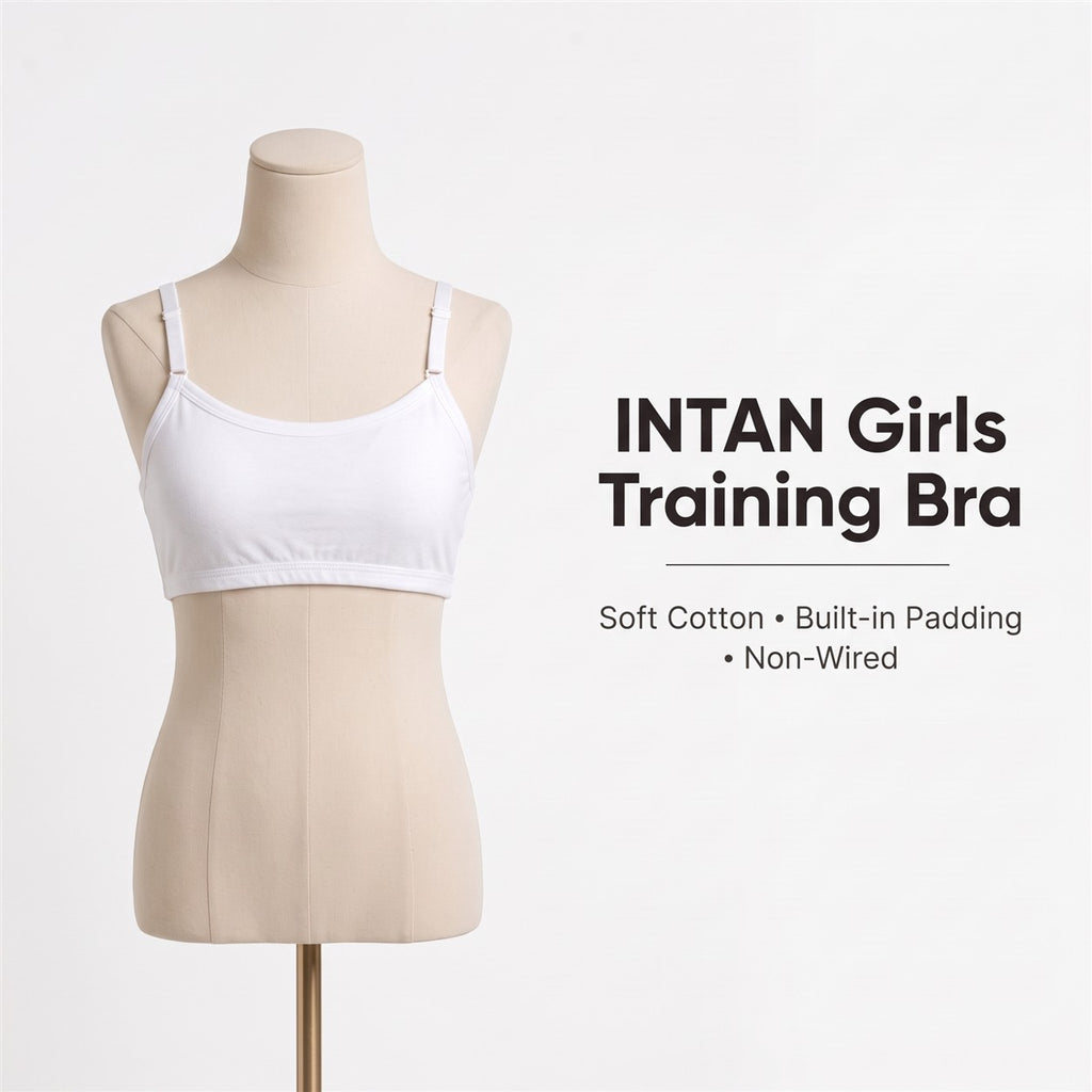 DALAMI INTAN Girls Padded Cotton Training Bra cover
