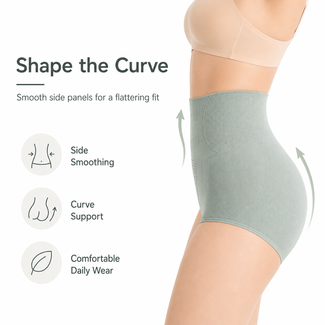 High-Waist Tummy Control Panties L–XL