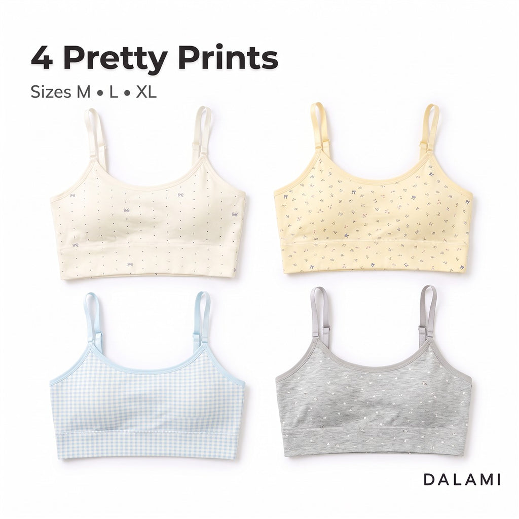 DALAMI LUNA Teen Training Bra – 4 prints